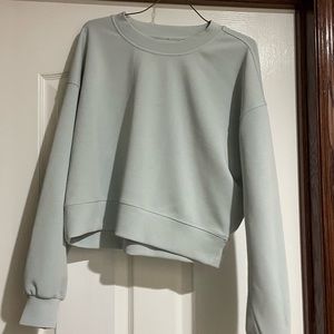 Perfectly oversized cropped crew sweatshirt